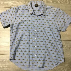 The Beatles 2019 Yellow Submarine Button Down Shirt 2XL